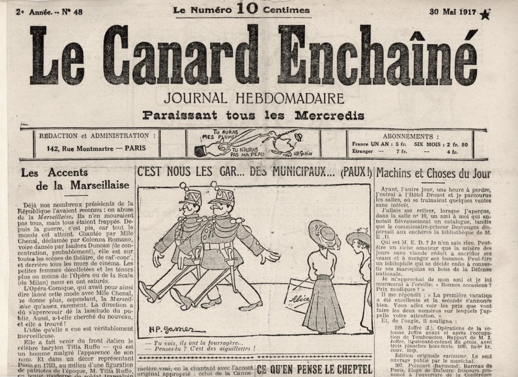 Couac ! | Acheter un Canard | Vente d'Anciens Journaux du Canard Enchaîné. Des Journaux Satiriques de Collection, Historiques & Authentiques de 1916 à 2004 ! | 48 4