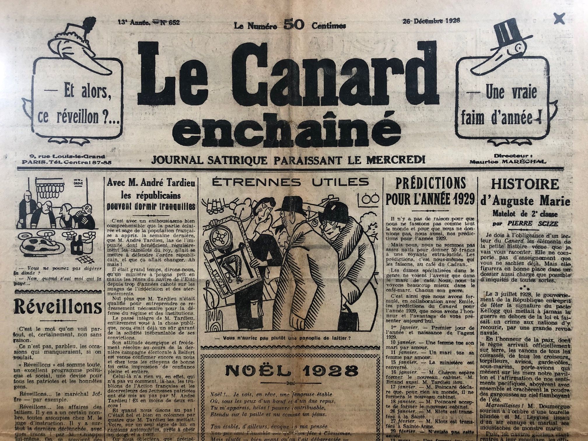 Couac ! | Acheter un Canard | Vente d'Anciens Journaux du Canard Enchaîné. Des Journaux Satiriques de Collection, Historiques & Authentiques de 1916 à 2004 ! | 652 2