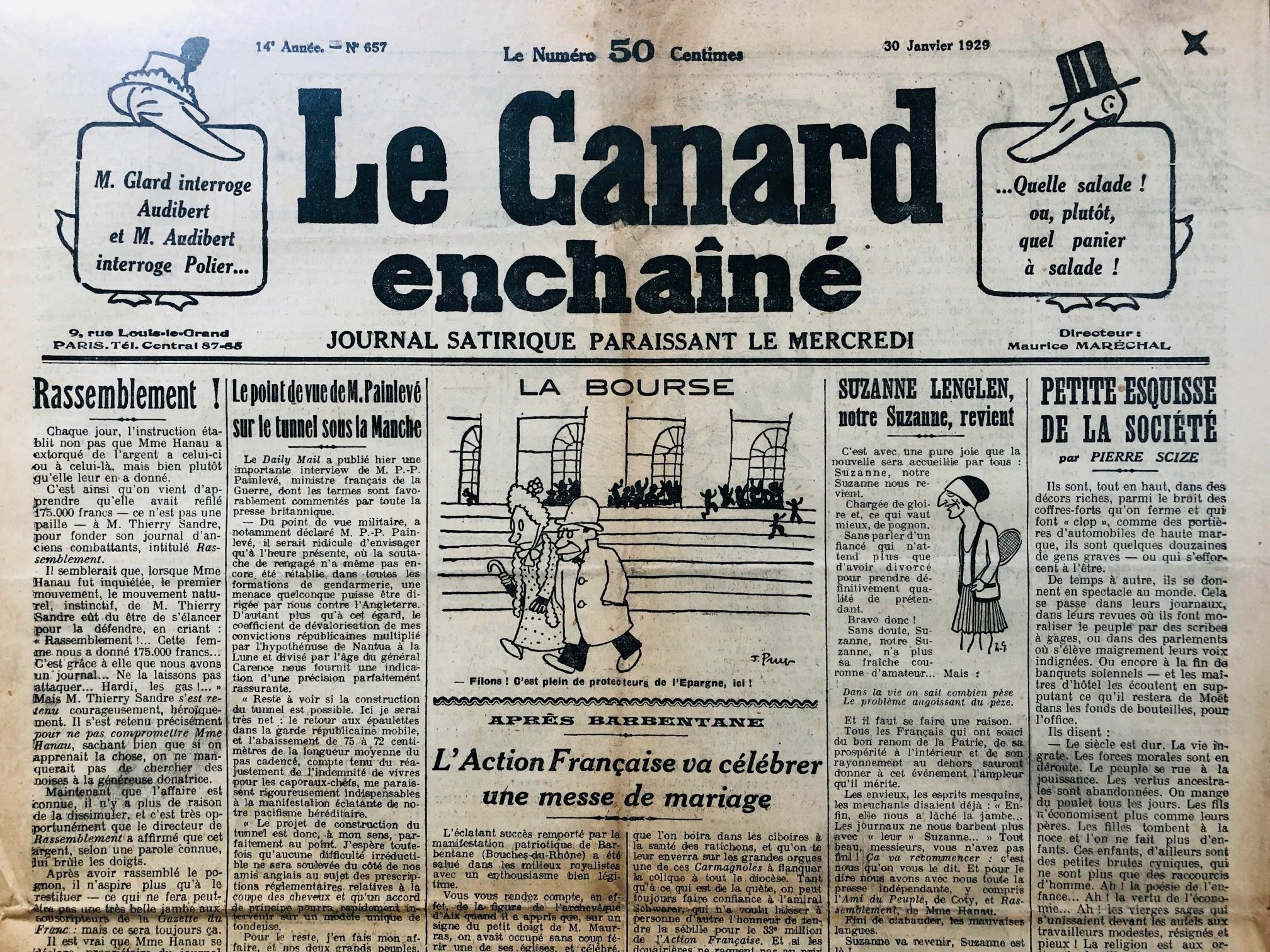 Couac ! | Acheter un Canard | Vente d'Anciens Journaux du Canard Enchaîné. Des Journaux Satiriques de Collection, Historiques & Authentiques de 1916 à 2004 ! | 657 rotated