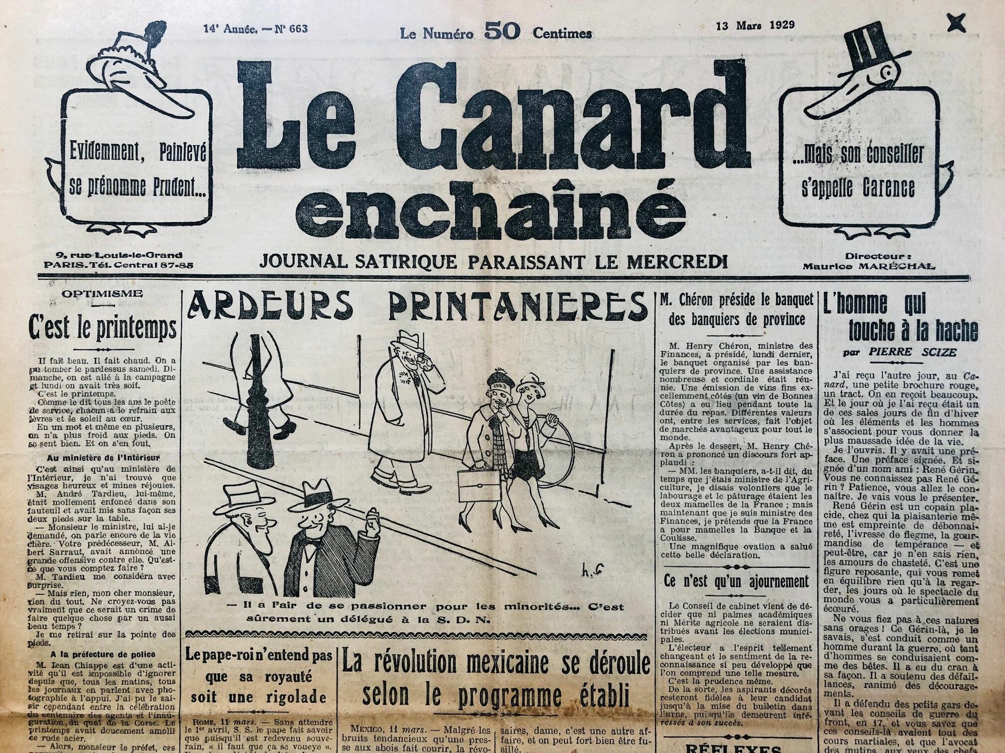 Couac ! | Acheter un Canard | Vente d'Anciens Journaux du Canard Enchaîné. Des Journaux Satiriques de Collection, Historiques & Authentiques de 1916 à 2004 ! | 663 1 rotated