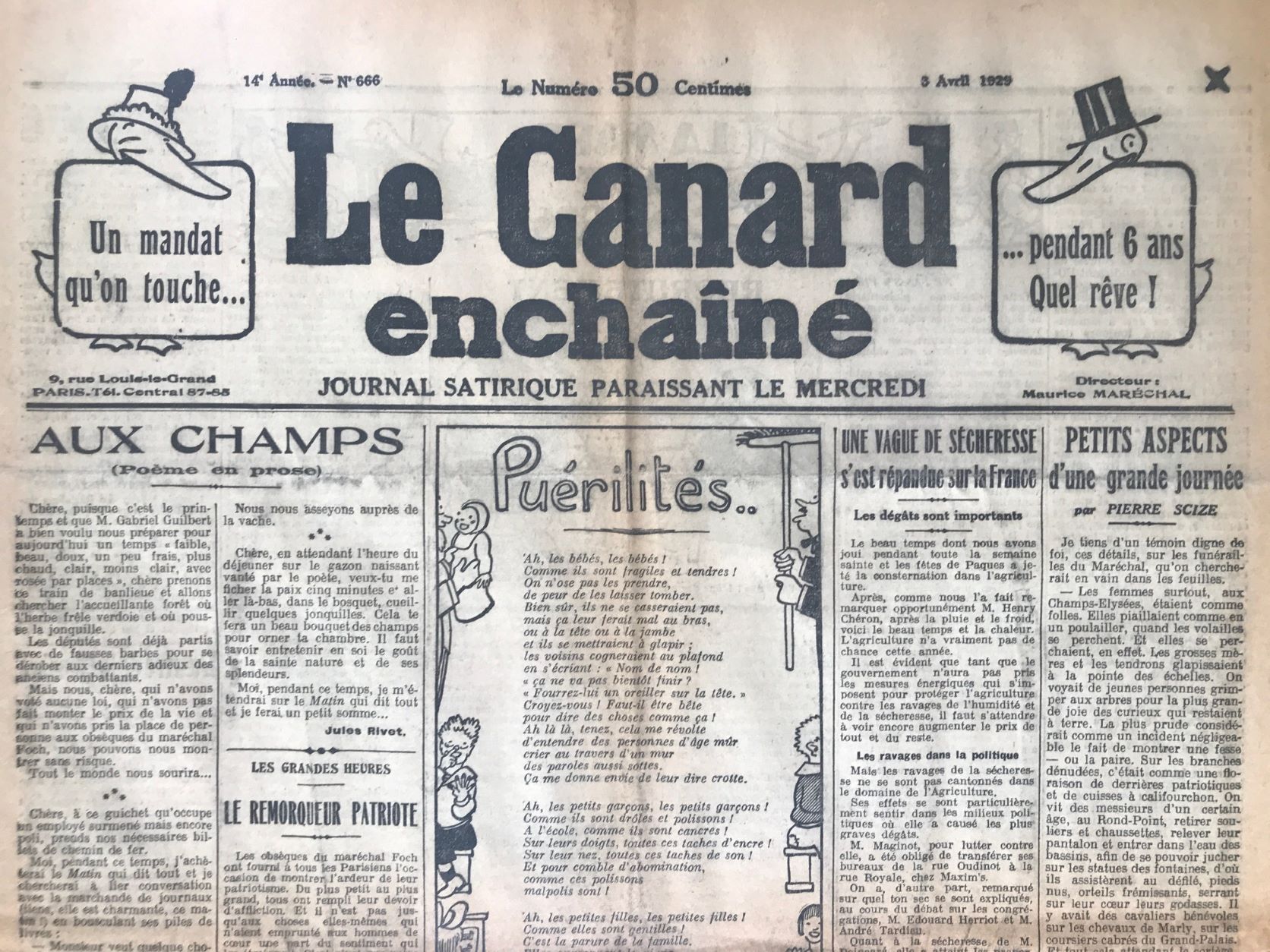 Couac ! | Acheter un Canard | Vente d'Anciens Journaux du Canard Enchaîné. Des Journaux Satiriques de Collection, Historiques & Authentiques de 1916 à 2004 ! | 666