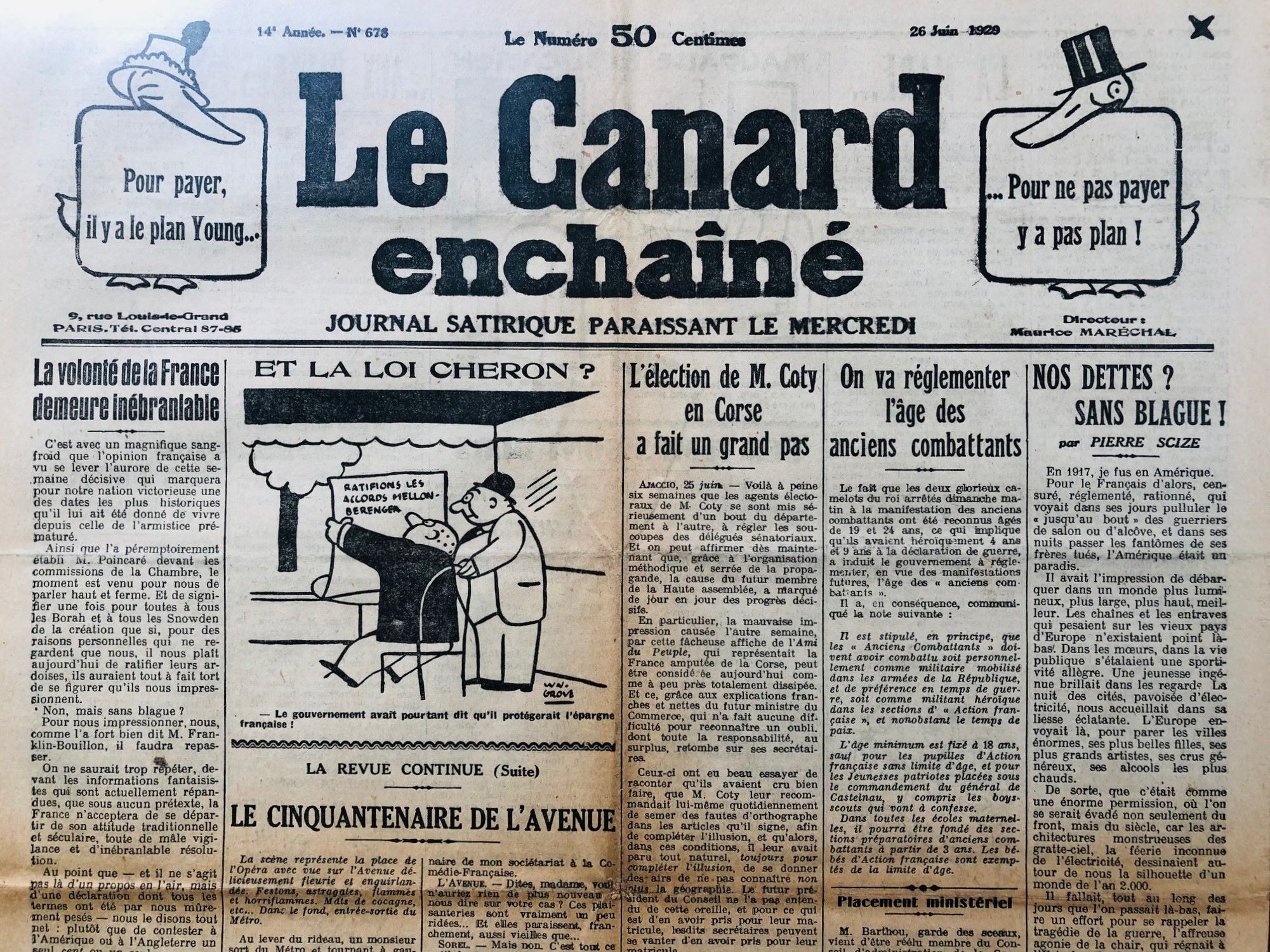 Couac ! | Acheter un Canard | Vente d'Anciens Journaux du Canard Enchaîné. Des Journaux Satiriques de Collection, Historiques & Authentiques de 1916 à 2004 ! | 678 1