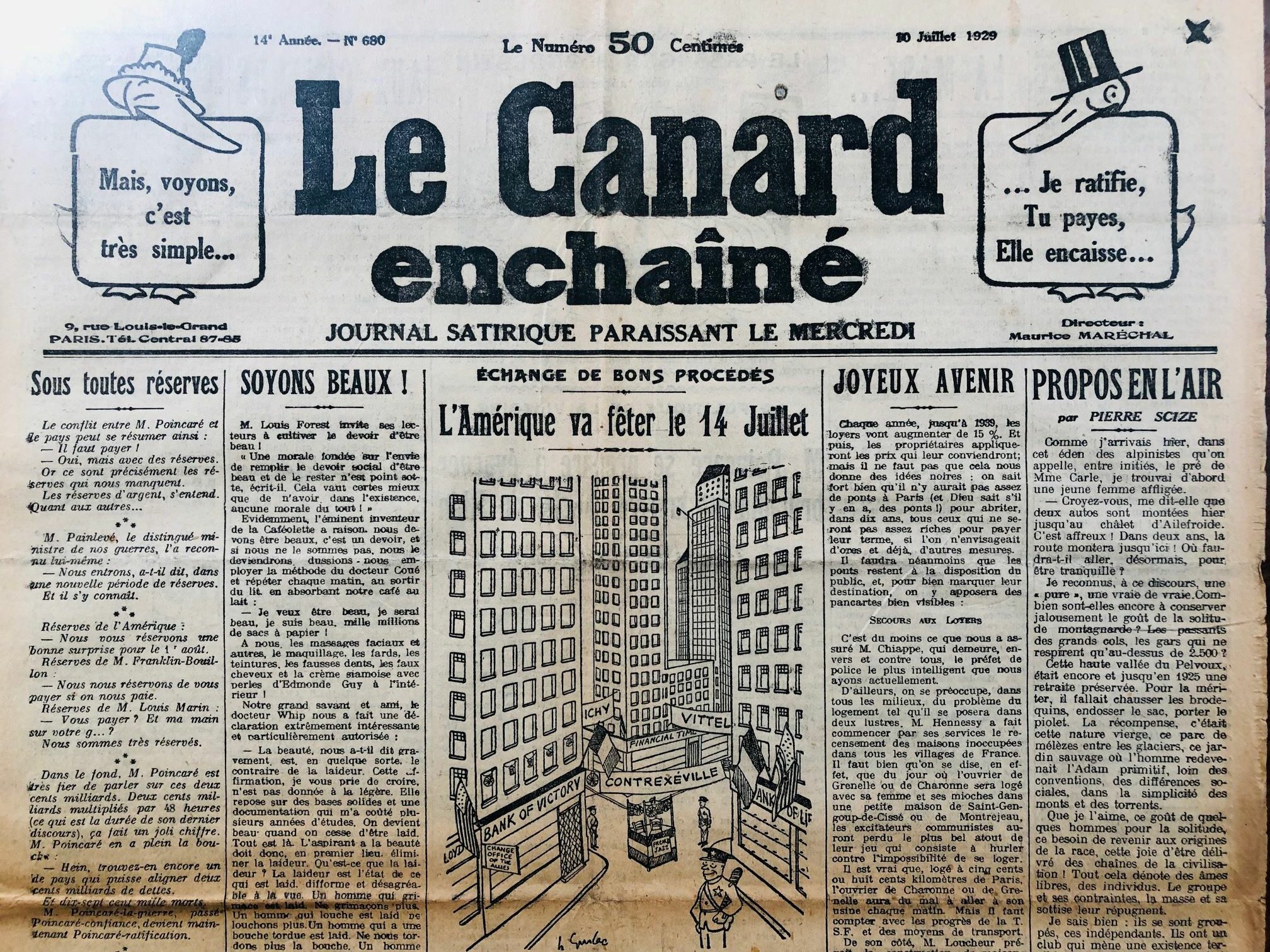 Couac ! | Acheter un Canard | Vente d'Anciens Journaux du Canard Enchaîné. Des Journaux Satiriques de Collection, Historiques & Authentiques de 1916 à 2004 ! | 680 3 rotated