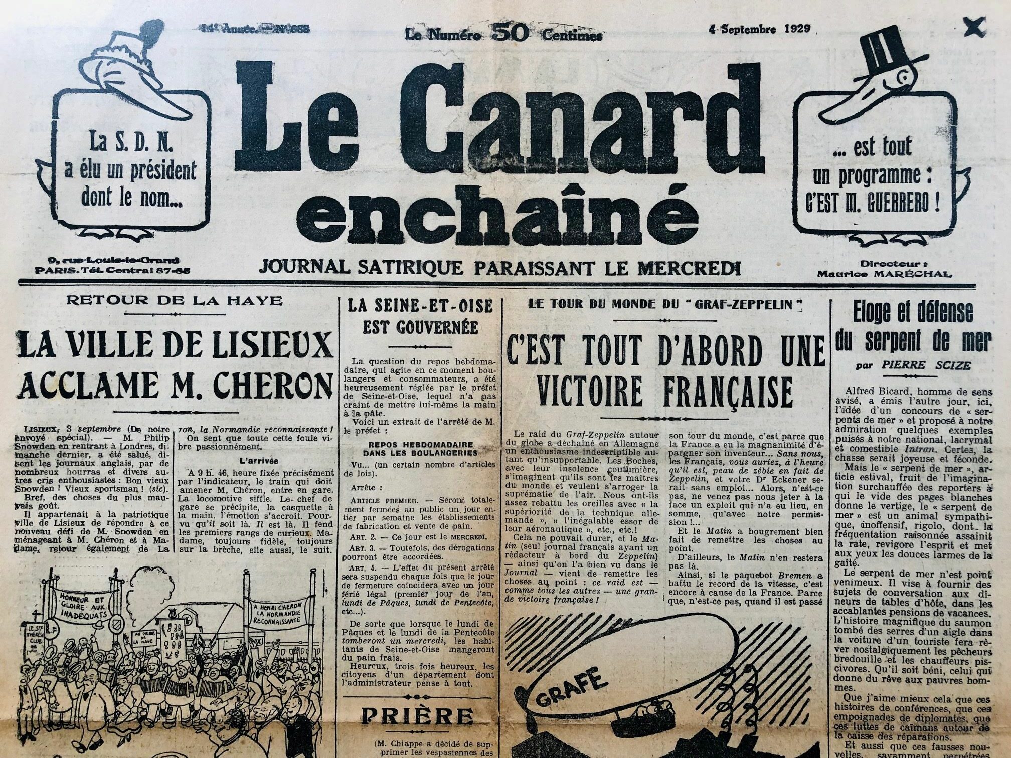 Couac ! | Acheter un Canard | Vente d'Anciens Journaux du Canard Enchaîné. Des Journaux Satiriques de Collection, Historiques & Authentiques de 1916 à 2004 ! | 688 2 rotated