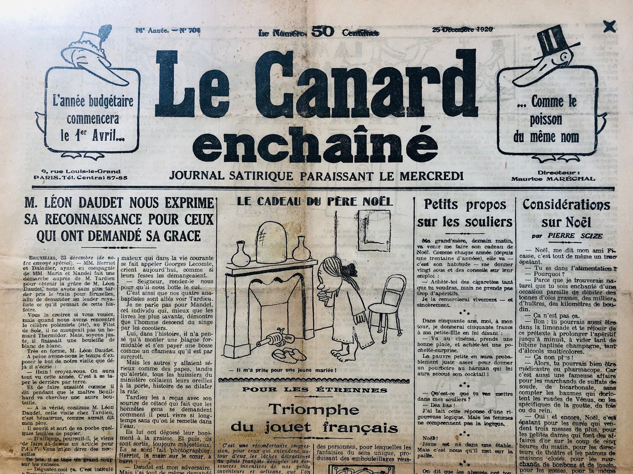 Couac ! | Acheter un Canard | Vente d'Anciens Journaux du Canard Enchaîné. Des Journaux Satiriques de Collection, Historiques & Authentiques de 1916 à 2004 ! | 704 2