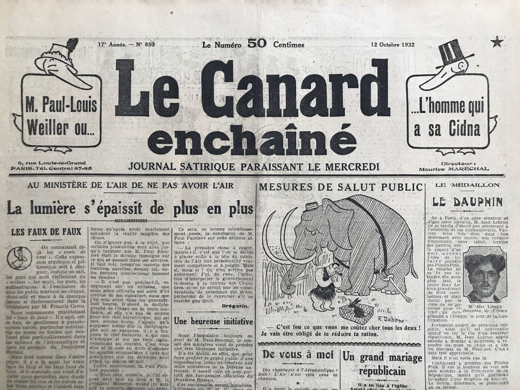 Couac ! | Acheter un Canard | Vente d'Anciens Journaux du Canard Enchaîné. Des Journaux Satiriques de Collection, Historiques & Authentiques de 1916 à 2004 ! | 850 1