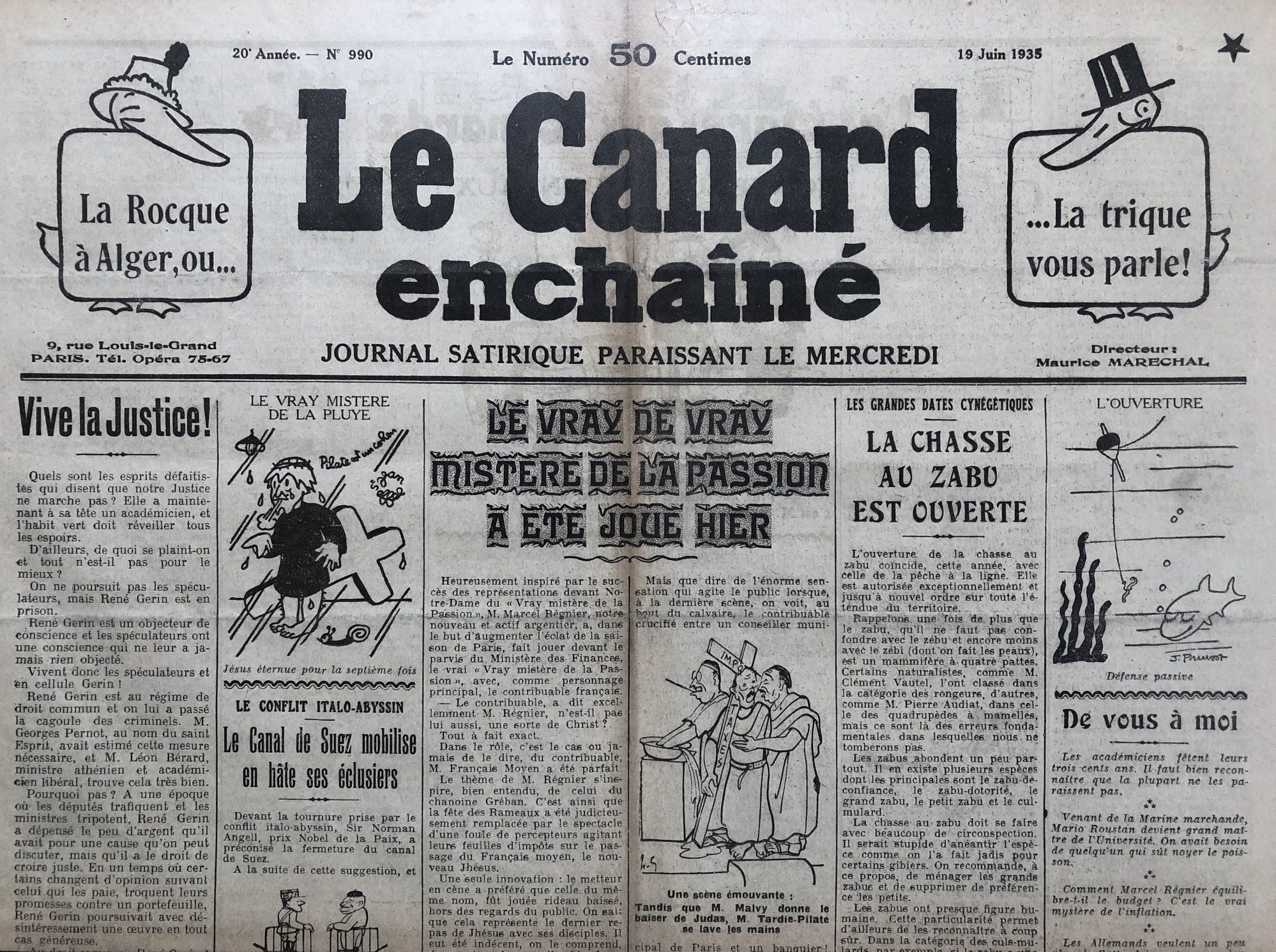 Couac ! | Acheter un Canard | Vente d'Anciens Journaux du Canard Enchaîné. Des Journaux Satiriques de Collection, Historiques & Authentiques de 1916 à 2004 ! | 990 1