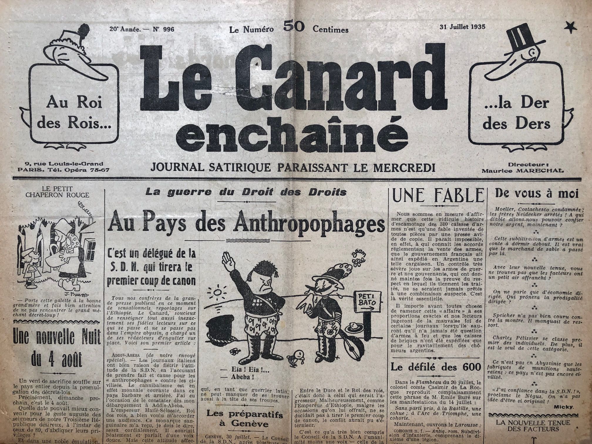 Couac ! | Acheter un Canard | Vente d'Anciens Journaux du Canard Enchaîné. Des Journaux Satiriques de Collection, Historiques & Authentiques de 1916 à 2004 ! | 996 1