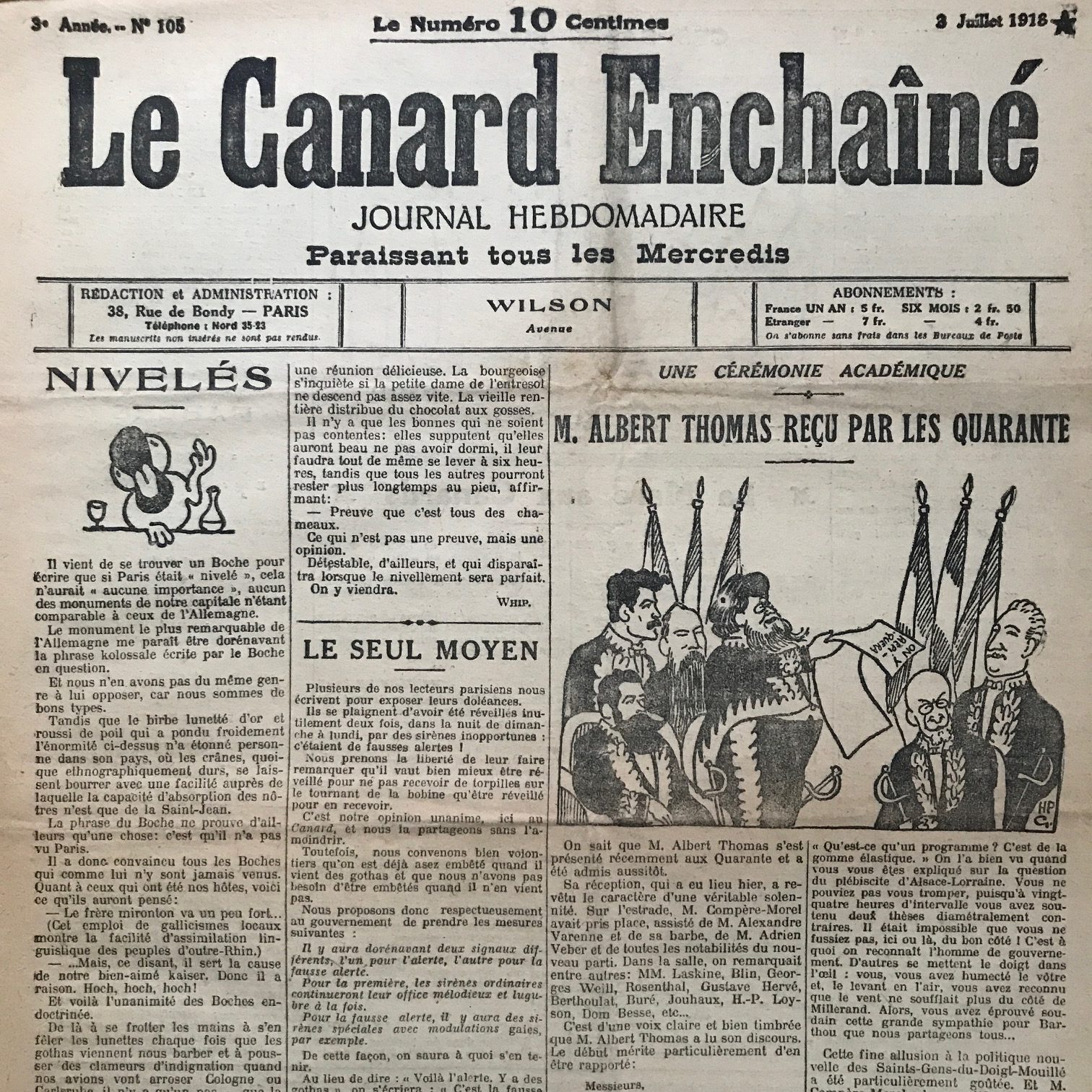 Couac ! | Acheter un Canard | Vente d'Anciens Journaux du Canard Enchaîné. Des Journaux Satiriques de Collection, Historiques & Authentiques de 1916 à 2004 ! | 105 rotated