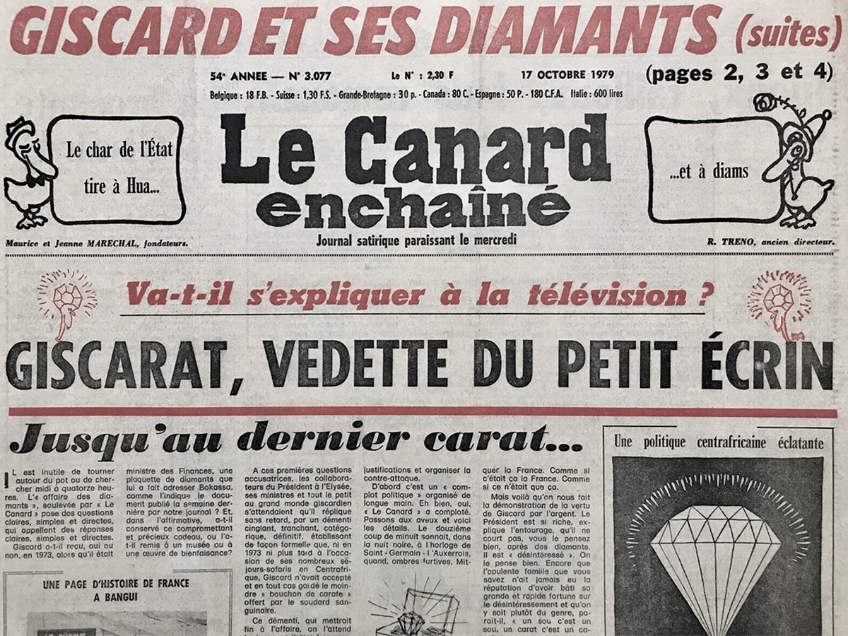 Couac ! | Acheter un Canard | Vente d'Anciens Journaux du Canard Enchaîné. Des Journaux Satiriques de Collection, Historiques & Authentiques de 1916 à 2004 ! | 3077