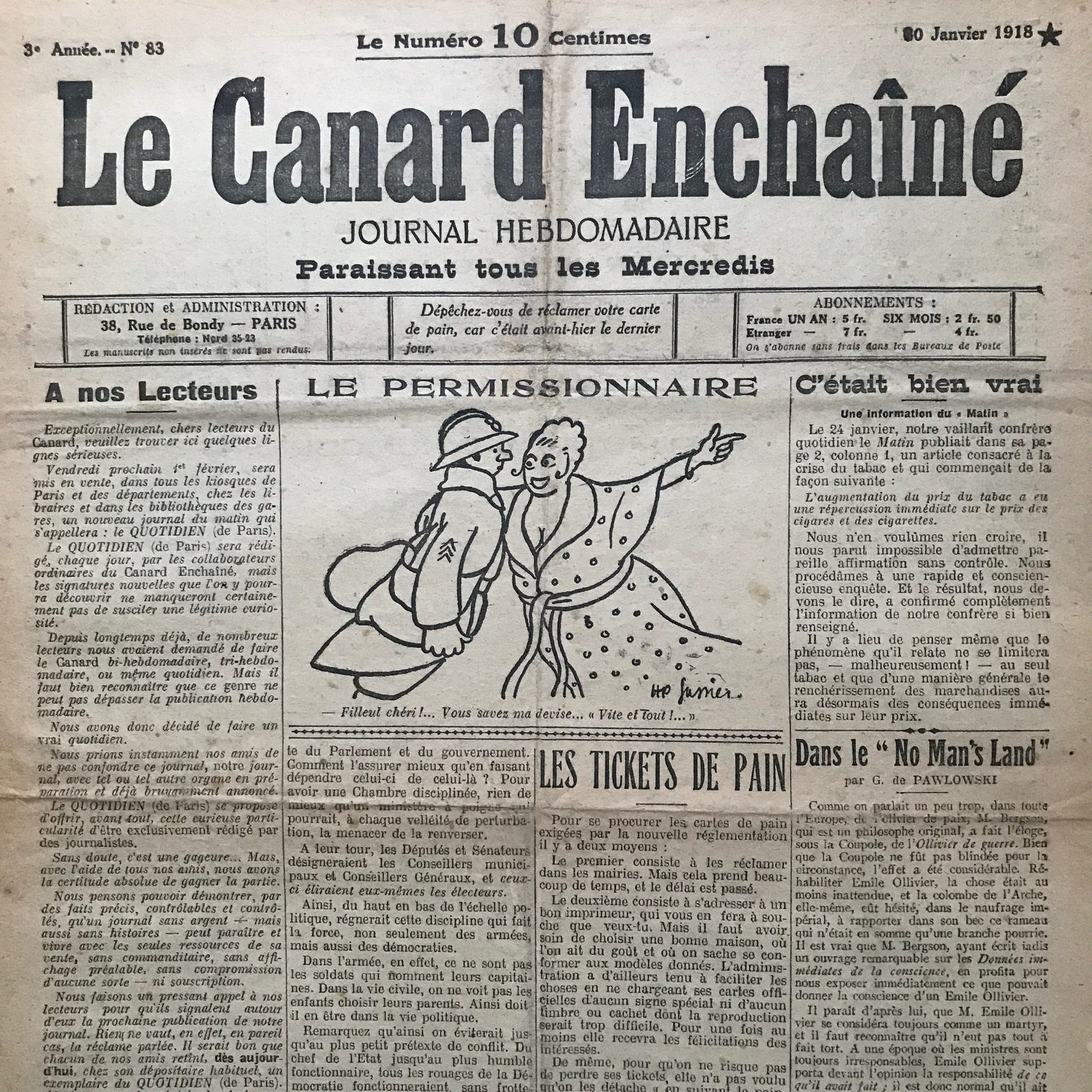 Couac ! | Acheter un Canard | Vente d'Anciens Journaux du Canard Enchaîné. Des Journaux Satiriques de Collection, Historiques & Authentiques de 1916 à 2004 ! | 83 rotated