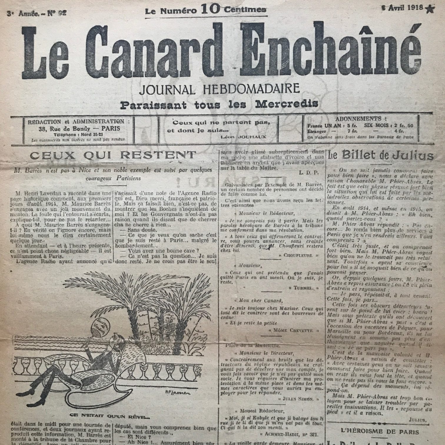 Couac ! | Acheter un Canard | Vente d'Anciens Journaux du Canard Enchaîné. Des Journaux Satiriques de Collection, Historiques & Authentiques de 1916 à 2004 ! | 92 rotated