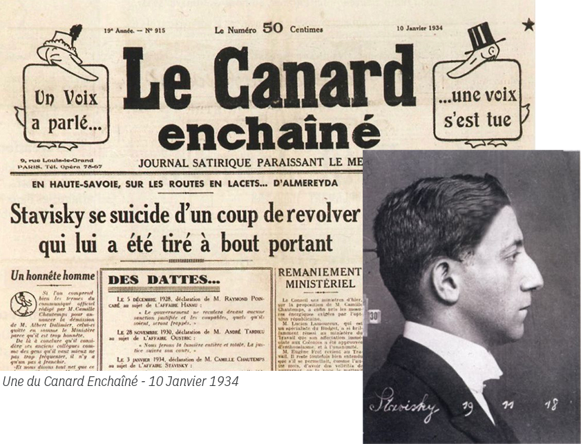 Couac ! | Les Révélations du Canard | Le Journal d'Investigation Satirique révèle de nombreuses Affaires: Commode à Foccart, les Diamants de Bokassa... Des 'Canard Enchaîné' en Vente sur Couac ! | affaire stavisky revisite