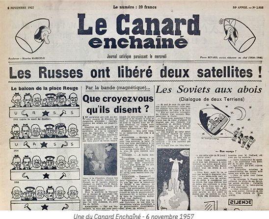 Couac ! | L'histoire du Canard | « Il y a eu dans la guerre de 14-18 deux miracles,celui de la Marne dû, comme on sait, à sainte Genevièveet celui du Canard enchaîné » Henri Monier | decolo guerre froide