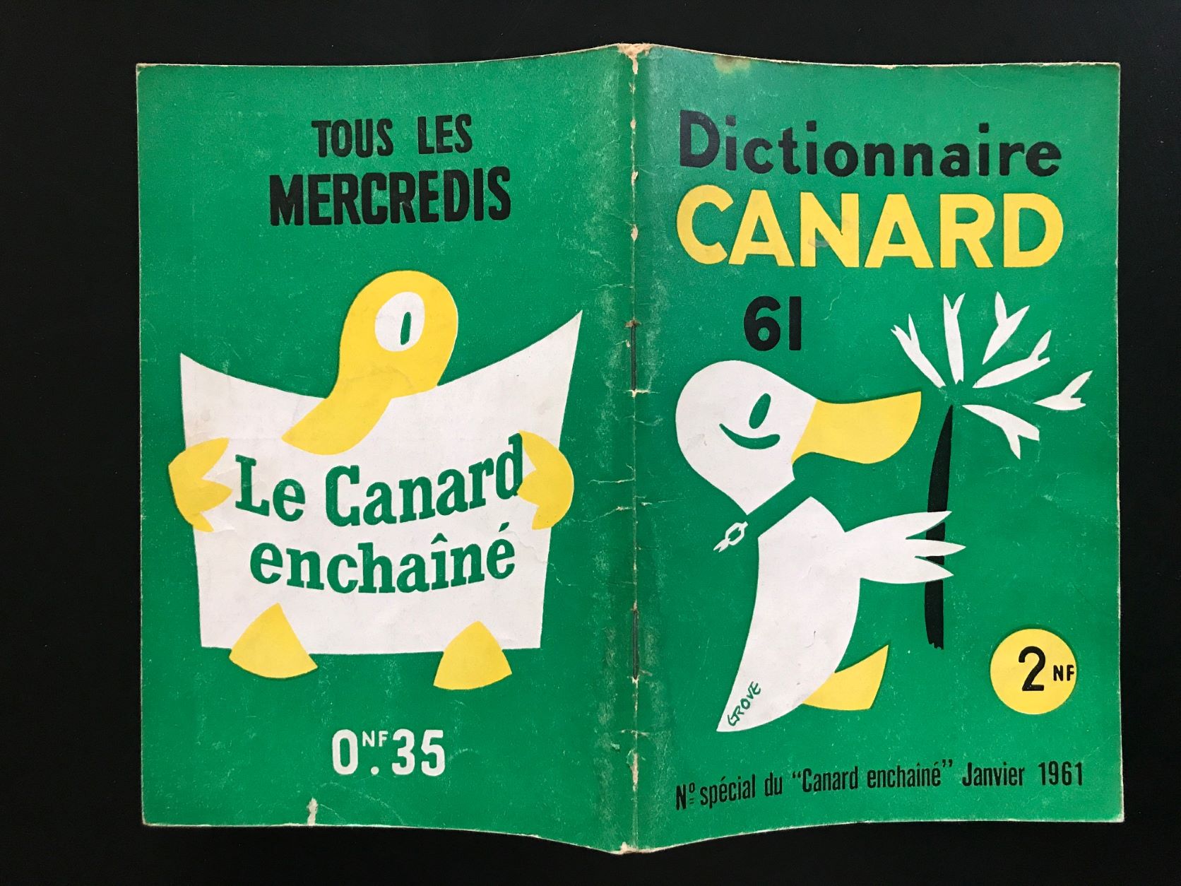 Couac ! | Acheter un Canard | Vente d'Anciens Journaux du Canard Enchaîné. Des Journaux Satiriques de Collection, Historiques & Authentiques de 1916 à 2004 ! | 02092 1