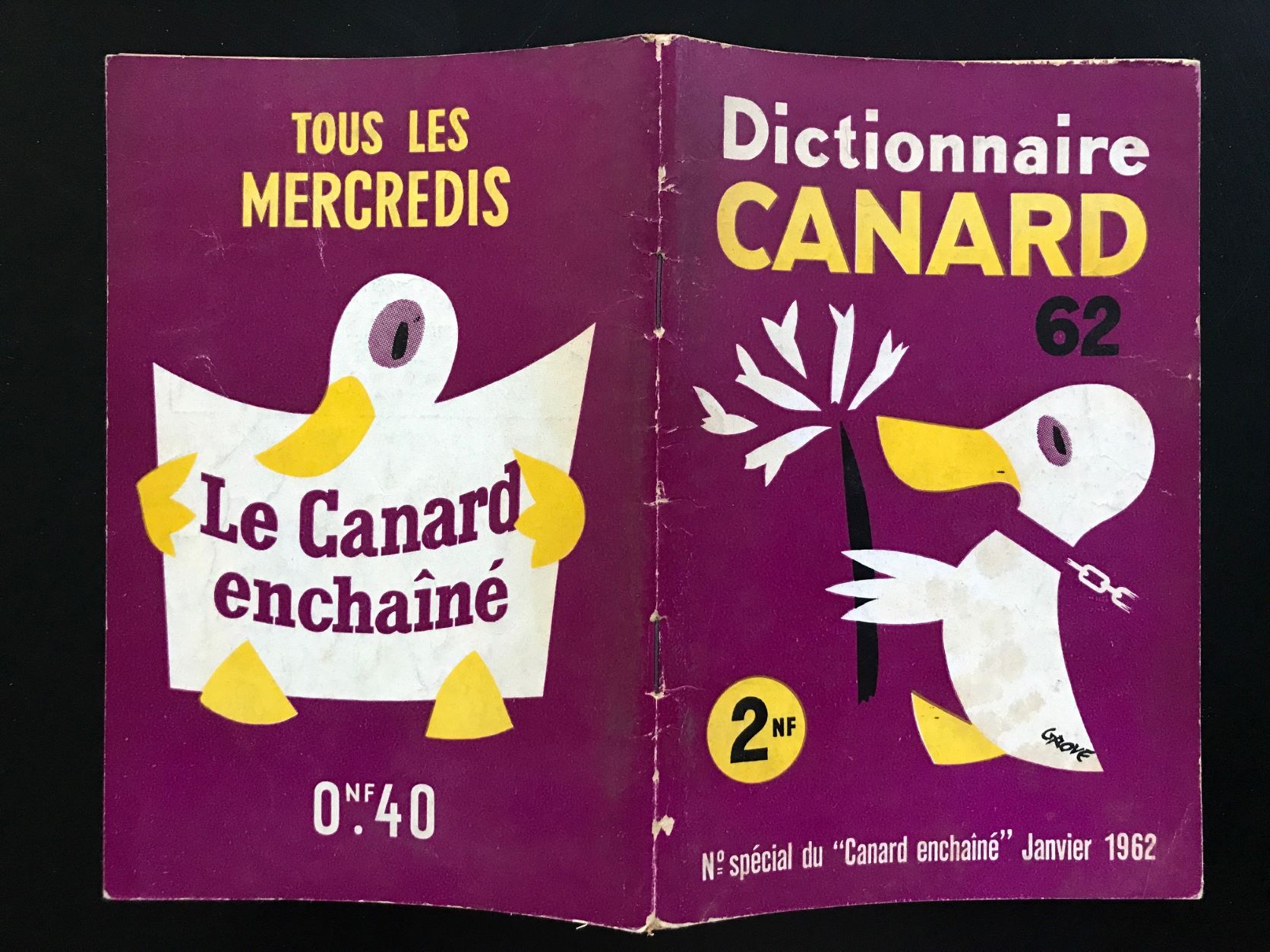 Couac ! | Acheter un Canard | Vente d'Anciens Journaux du Canard Enchaîné. Des Journaux Satiriques de Collection, Historiques & Authentiques de 1916 à 2004 ! | 02145