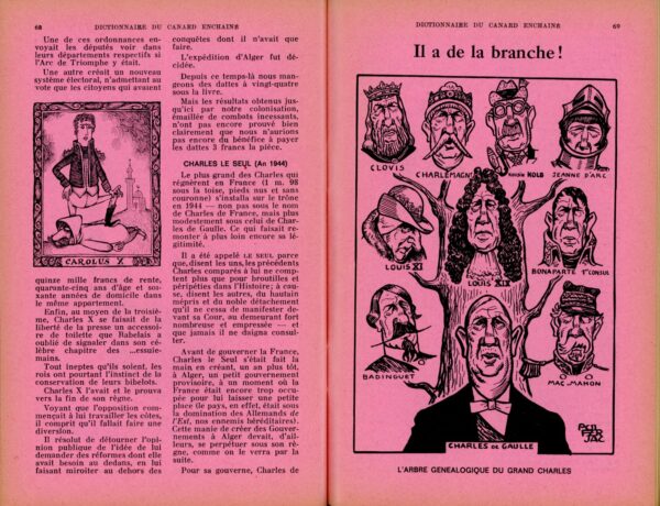 Couac ! | Dictionnaire CANARD 1963 | Dictionnaire Canard 1963. Numéro spécial, septième de la série - Supplément vendu à l'époque avec le numéro du 28 Novembre 1962. Définitions et histoires les plus satiriques et anticonformistes. In 8 format 20 X 13 cm, broché. Couverture souple. Comporte de nombreuses illustrations, photos et dessins humoristiques en noir & blanc, dans et hors textes. 96 pages Les plats peuvent présenter des traces d'usures ou frottements, l'intérieur est frais avec parfois quelques rousseurs sans gravité.         | 02197105