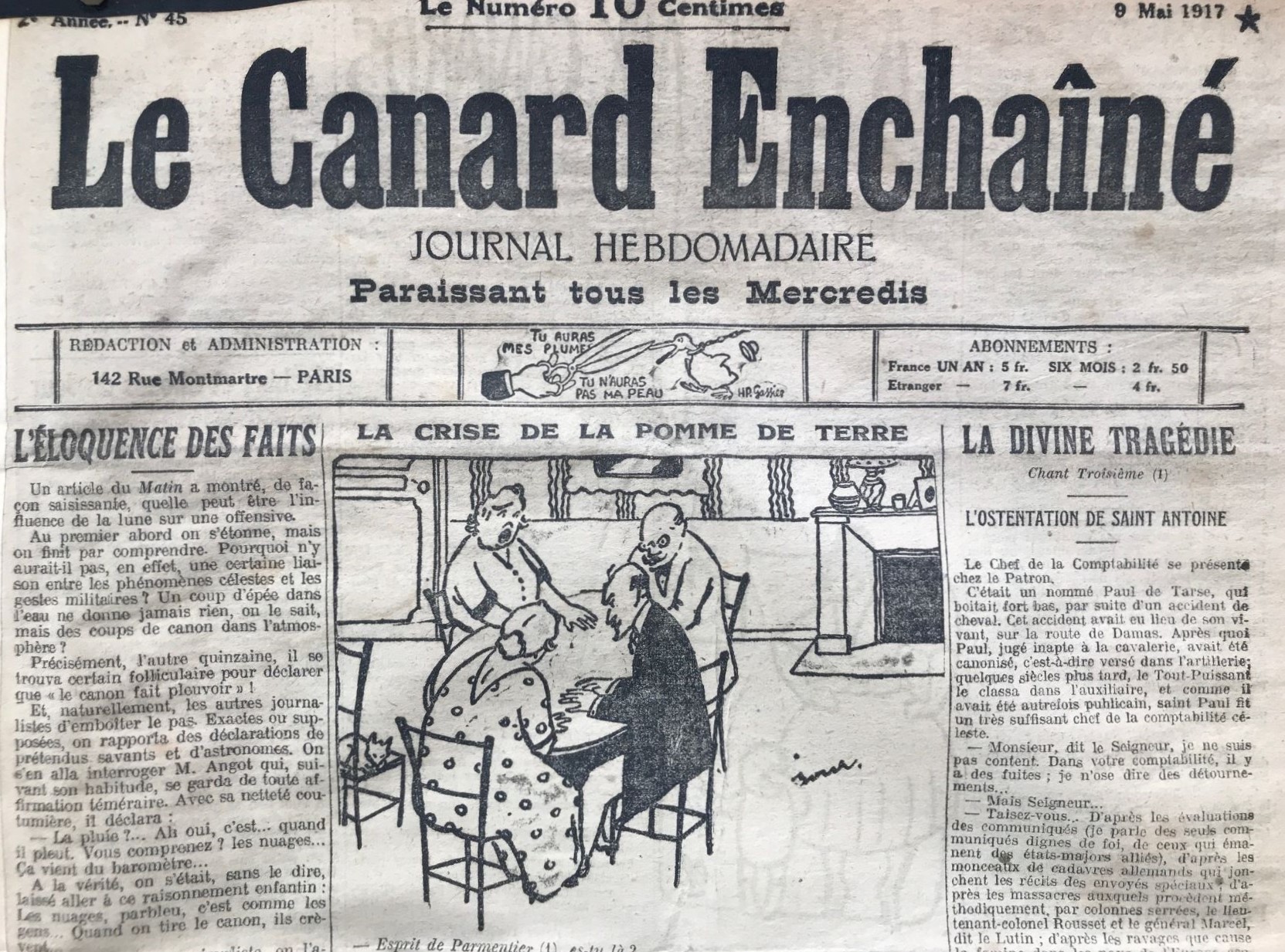 Couac ! | Acheter un Canard | Vente d'Anciens Journaux du Canard Enchaîné. Des Journaux Satiriques de Collection, Historiques & Authentiques de 1916 à 2004 ! | 45 1